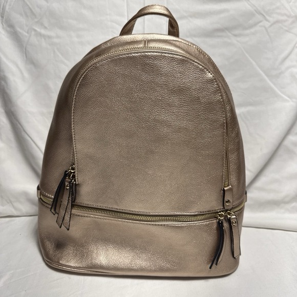 Jen & Co Handbags - Jen & Co Blake Vegan Leather Backpack, Rose Gold, Adjustable Straps, NWT